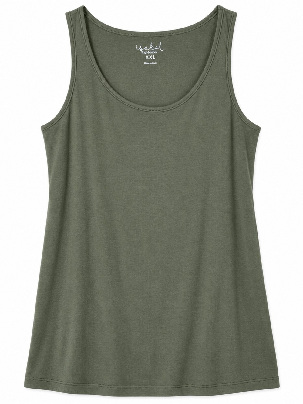 Ingrid + Isabel Maternity XXL Olive Tank NWT Minimalist Casual Athleisure